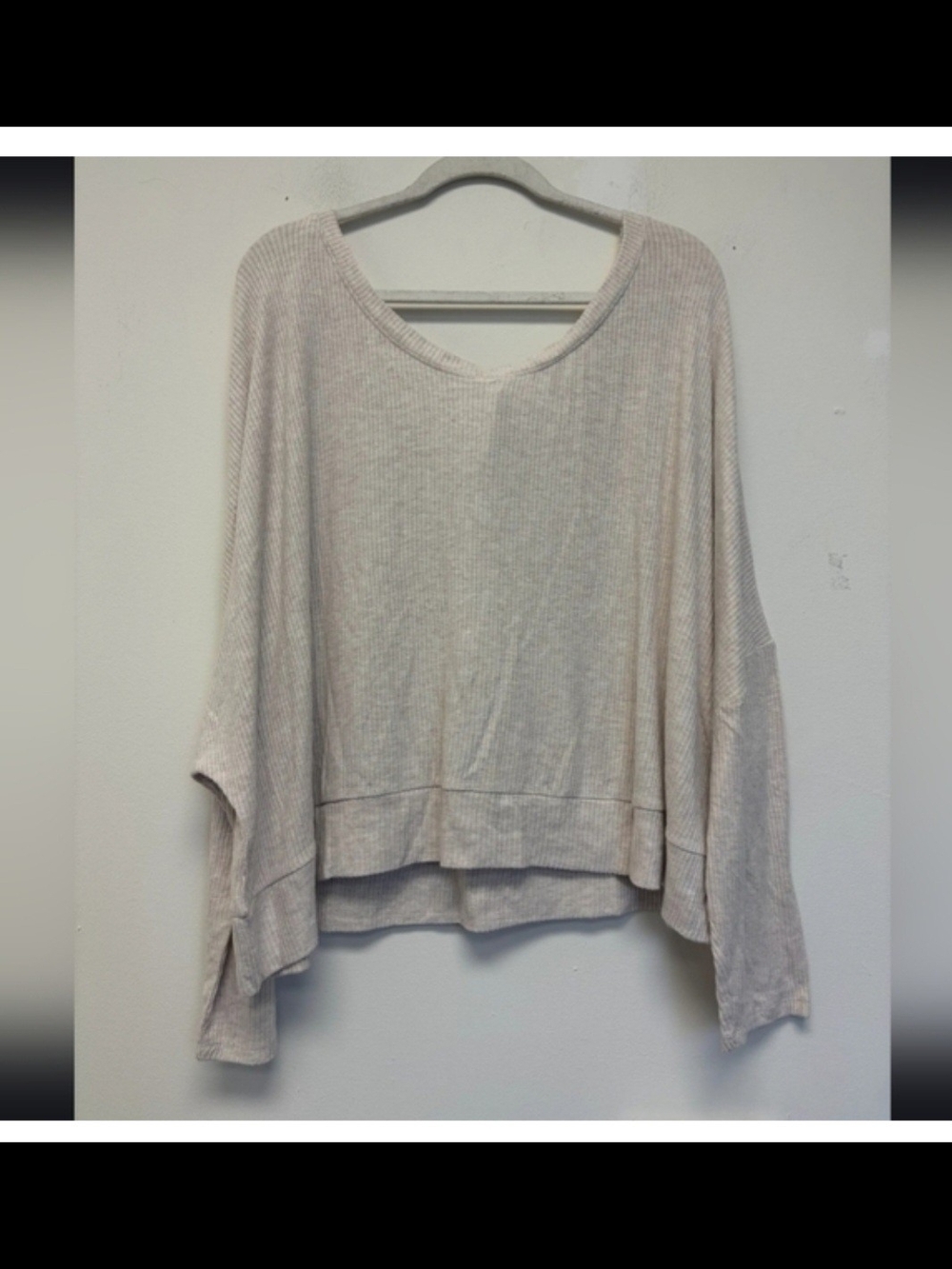 Target Women's ( 2X )Light Beige Ribbed Knit Pajama Top And Pants ( 3X )